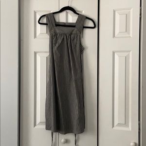 Grey and White Stripe Universal Thread Dress